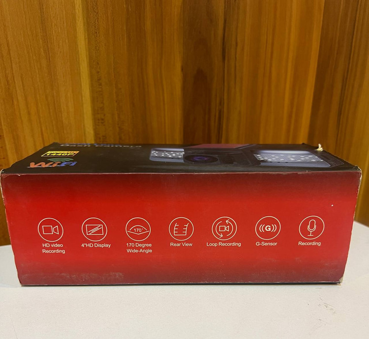 دوربین ثبت وقایع خودرو (Dash Cam) دو لنزه – کیفیت 1440P Super HD با WiFi